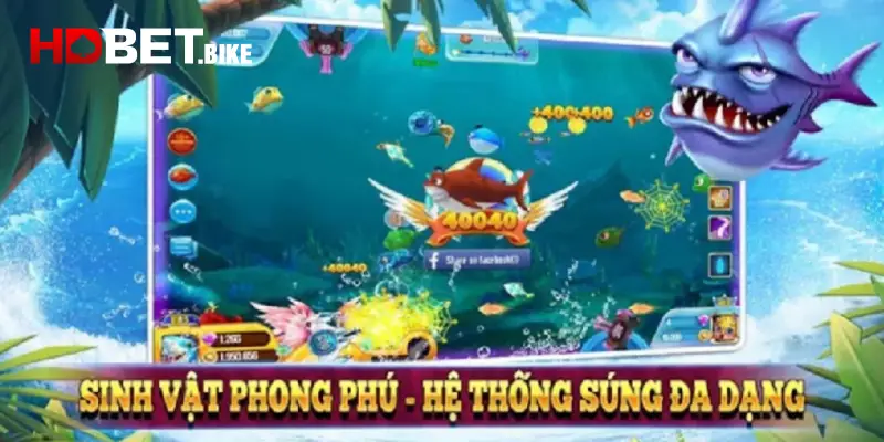 Ưu điểm đặc biệt của sảnh bắn cá HDBET
