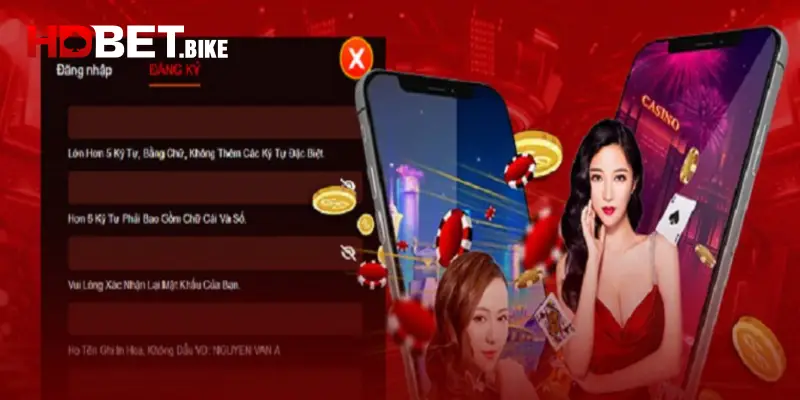 Điều kiện cần biết khi tạo tài khoản HDBET