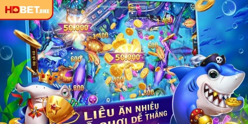 Minh họa cách chơi chinh phục bắn cá đơn giản dễ hiểu